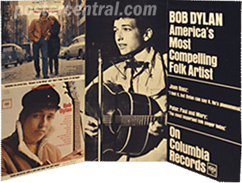 Bob Dylan-America's most compelling folk artist promo display